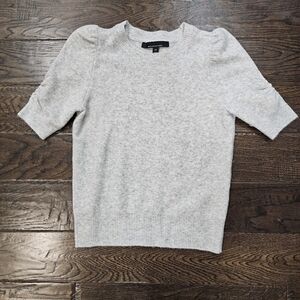 White House Black Market Short Sleeve Sweater With Puff Sleeves, Size XS, NWOT